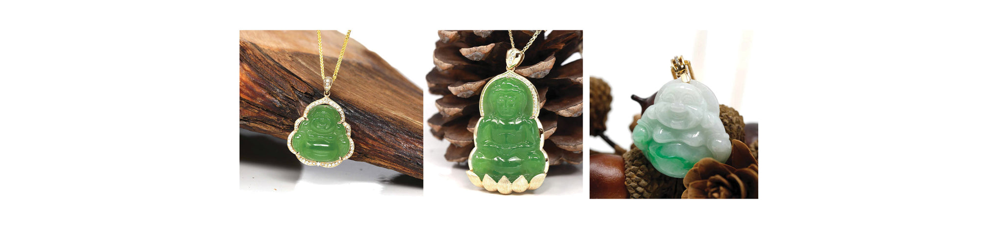 Real Jade Buddha & Guanyin Pendant Necklace | Real Jade Jewelry | Baikalla Jewelry | Happy Valley OREGON.