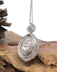Baikalla 18K White Gold Natural Lavender Jadeite Jade Pendant W/ Natural Diamonds & Imperial Jade