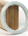 Baikalla Natural Light Green Jadeite Jade Bangle Bracelet (66.3mm)
