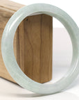 Baikalla Natural Light Green Jadeite Jade Bangle Bracelet (66.3mm)