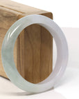 Baikalla Lavender Jadeite Jade Bangle Bracelet (55.5 mm)