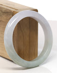 Baikalla Lavender Jadeite Jade Bangle Bracelet (55.5 mm)