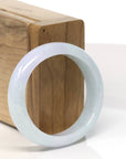 Baikalla Natural Lavender Jadeite Jade Bangle Bracelet (50 mm)