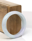 Baikalla Natural Lavender Jadeite Jade Bangle Bracelet (50 mm)