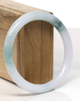 Baikalla Natural Jadeite Jade Bangle Bracelet (58 mm)