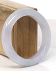 High Natural Lavender Jadeite Jade Bangle Bracelet (55.4mm)