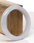 Baikalla Lavender Jadeite Jade Bangle Bracelet (57 mm)