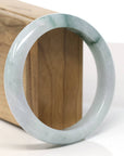 Baikalla Natural Blue-Green Jadeite Jade Bangle Bracelet (59.6mm)