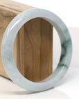 Baikalla Natural Blue-Green Jadeite Jade Bangle Bracelet (59.6mm)