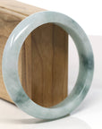 Baikalla Genuine Blue-Green Jadeite Jade Bangle Bracelet (59.8mm)