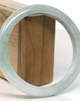 Baikalla Natural Light Green Jadeite Jade Bangle Bracelet (66.4mm)