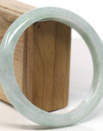Baikalla Natural Light Green Jadeite Jade Bangle Bracelet (66.5mm)