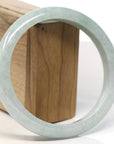 Baikalla Natural Light Green Jadeite Jade Bangle Bracelet (66.5mm)
