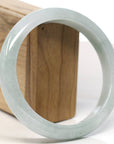 Baikalla Natural Light Green Jadeite Jade Bangle Bracelet (66.3mm)