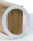 Baikalla Natural Jadeite Jade Bangle Bracelet (58.3mm)