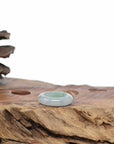 Baikalla Icy Apple-Green Burmese Jadeite Jade Traditional Ring