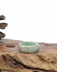Baikalla Apple-Green Burmese Green Jadeite Jade Traditional Ring