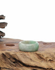Baikalla Apple-Green Burmese Green Jadeite Jade Traditional Ring