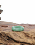 Baikalla Apple-Green Burmese Jadeite Jade Traditional Ring