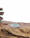 Natural Burmese Lavender Jadeite Jade Band Ring