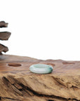 Natural Burmese Green Jadeite Jade Band Ring
