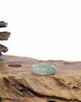 Baikalla Icy Light Green Burmese Jadeite Jade Traditional Ring