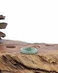 Natural Burmese Green Jadeite Jade Band Ring