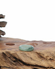 Natural Burmese Green Jadeite Jade Band Ring