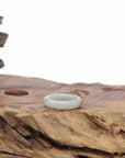 Natural Burmese Jadeite Jade Band Ring