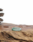 Natural Burmese Green Jadeite Jade Band Ring
