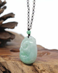 Genuine Burmese Jadeite Jade RuYi Pendant Necklace