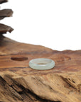 Baikalla Natural Icy Light Green Jadeite Jade Traditional Ring