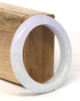 Baikalla Natural Lavender Jadeite Jade Bangle Bracelet (55.1 mm)