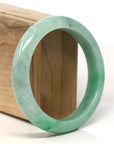 Baikalla Natural Green Jadeite Jade Bangle Bracelet (59.8 mm)