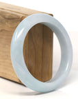 Baikalla Natural Blue Green Jadeite Jade Bangle Bracelet (57 mm)