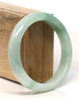 Baikalla Natural Green Jadeite Jade Bangle Bracelet (59.4 mm)