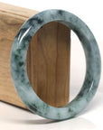 Baikalla Natural Green Jadeite Jade Bangle Bracelet (62.7 mm)