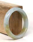 Baikalla Natural Yellow Jadeite Jade Bangle Bracelet (55.1 mm)