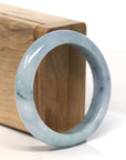 Baikalla Natural Blue Green Jadeite Jade Bangle Bracelet (53 mm)