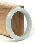 Baikalla Natural Light Green Jadeite Jade Bangle Bracelet (54.8mm)