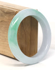 Baikalla High-end Natural Green Jadeite Jade Bangle Bracelet (56.2 mm)