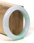 Baikalla High-end Natural Green Jadeite Jade Bangle Bracelet (56.2 mm)