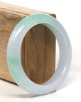 Baikalla High-end Natural Green Jadeite Jade Bangle Bracelet (56.2 mm)
