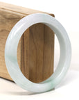 Baikalla Natural Green Jadeite Jade Bangle Bracelet (57.2mm)