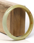 Baikalla Natural Yellow Jadeite Jade Bangle ( 63.3 mm )