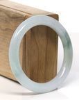 Natural Burmese Ice Jadeite Jade Bangle Bracelet (53.70mm)