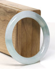 Natural Burmese Ice Jadeite Jade Bangle Bracelet (53.70mm)