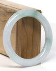 Natural Burmese Blue Green Jadeite Jade Bangle Bracelet (55 mm)