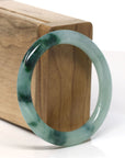 Natural Burmese High end Ice Green Jadeite Jade Bangle Bracelet (51.4 mm)