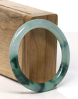 Natural Burmese High end Ice Green Jadeite Jade Bangle Bracelet (51.4 mm)